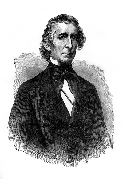 John Tyler, tiende president i USA, 1872 av Unbekannt