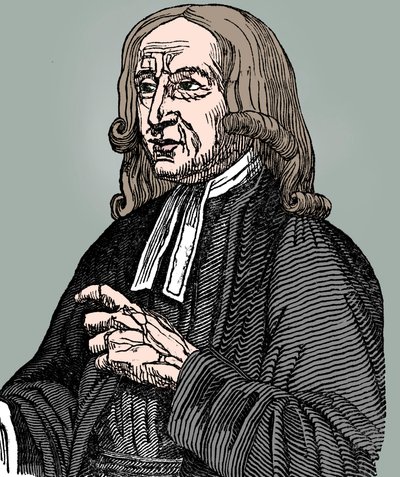John Wesley, engelsk ikke-konformistisk predikant fra 1700-tallet, 1832 av Unbekannt