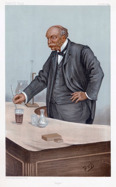 John William Strutt, tredje baron Rayleigh, britisk vitenskapsmann, 1899 av Unbekannt