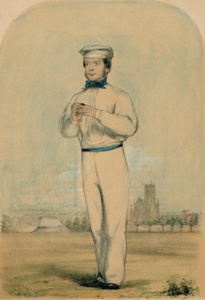 John Wisden, ca 1850-tallet. av Unbekannt