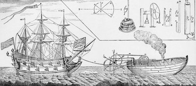 Jonathan Hullss dampslepebåt, 1736, 1904 av Unbekannt