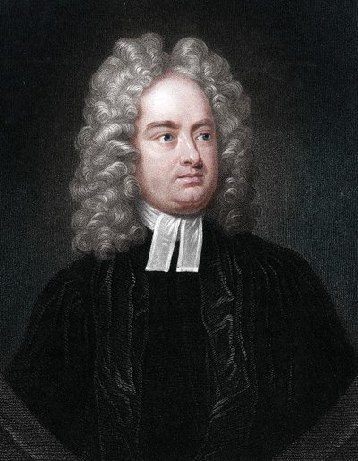 Jonathan Swift , anglo-irsk prest, satiriker og poet. av Unbekannt