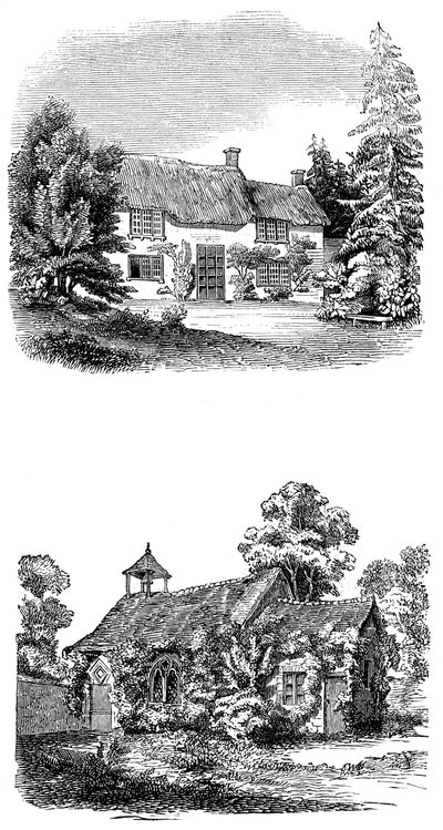 Joseph Addisons fødested i Milston nær Amesbury, Wiltshire av Unbekannt