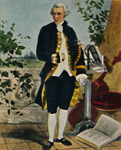 Joseph Haydn 1732-1809. - Maleri av Hammann, 1934. av Unbekannt