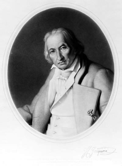 Joseph Marie Jacquard, fransk oppfinner av Jacquard-vevstolen, ca 1840 av Unbekannt