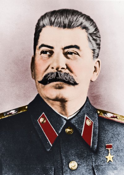 Joseph Stalin 1879-1953, sovjetisk leder, ca 1940-tallet. av Unbekannt