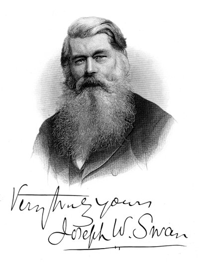 Joseph Wilson Swan, ca. 1880 von Unbekannt