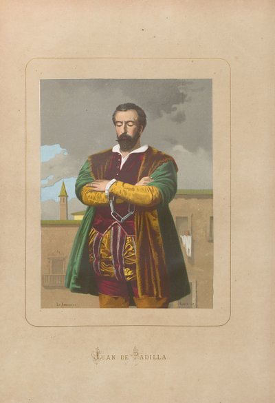 John av Padilla. Fra: Berømte menn og kvinner gjennom tidene av Juan Landa, 1875-1877. av Unbekannt