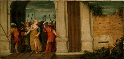 Judith forlater Bethulia, c1500-tallet av Unbekannt
