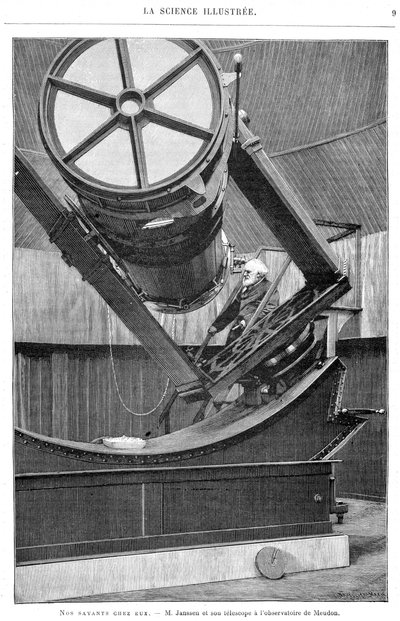 Jules Pierre Cesar Janssen, fransk astronom, 1893 av Unbekannt