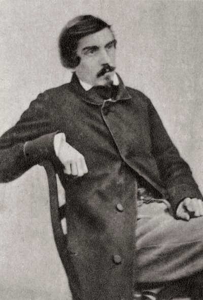 Jules de Goncourt, fransk forfatter, 1868 av Unbekannt