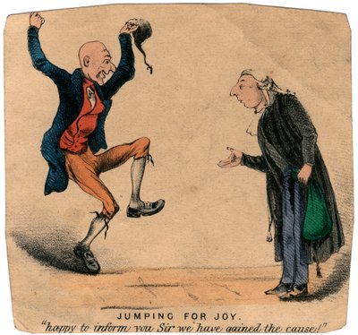 Jumping for Joy - glad for å informere deg Sir vi har fått saken! av Unbekannt