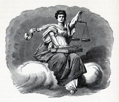 Rettferdighet, 1882 av Unbekannt