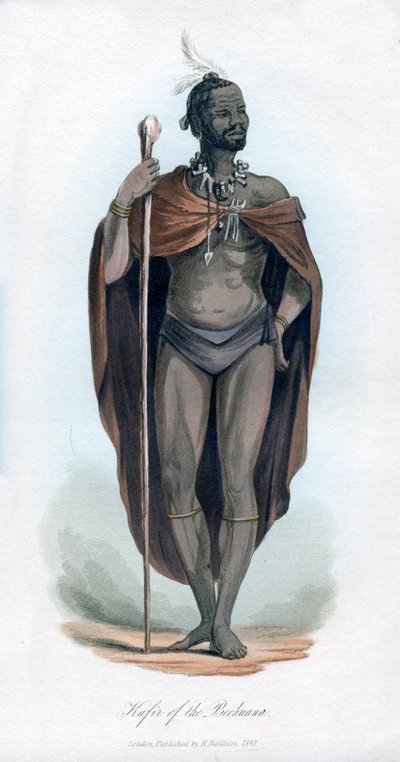 Kafir of the Bechuana, 1848 av Unbekannt