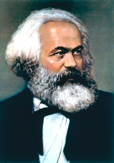Karl Marx , tysk sosial, politisk og økonomisk teoretiker av Unbekannt