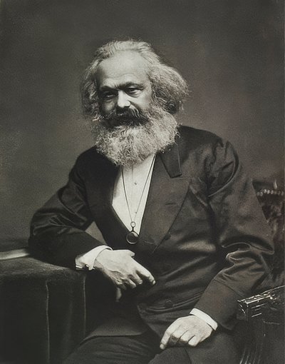 Karl Marx. Rundt 1880 av Unbekannt