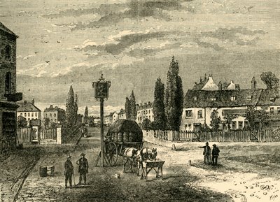 Kennington, fra The Green, 1780, c1878. av Unbekannt