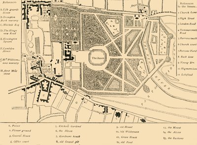 Kensington i 1764, c1876. av Unbekannt