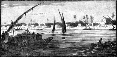 Khartoum, hovedstaden i Sudan, 1900 av Unbekannt