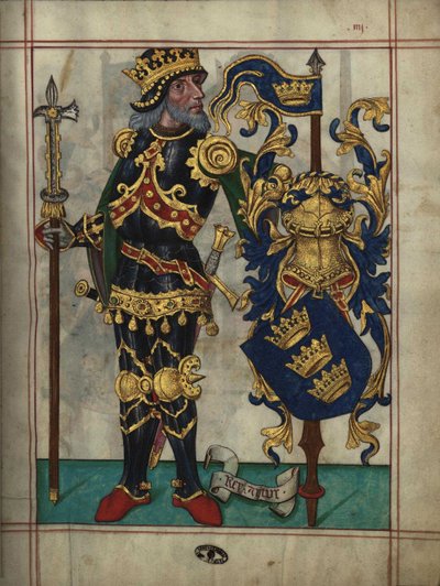 Kong Arthur fra Livro do Ameiro-Mor, 1509 av Unbekannt