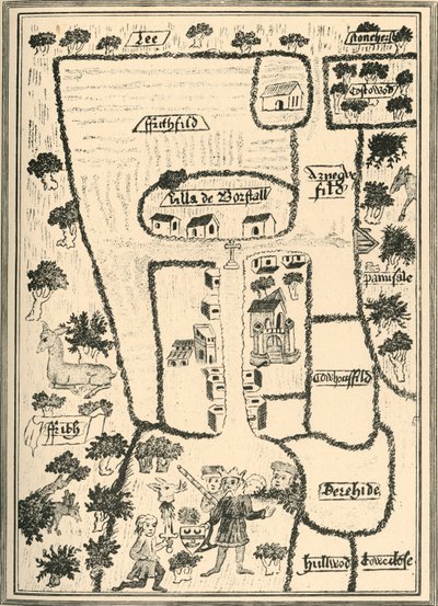 King Edward the Confessors Palace i Borstal Brill, 1908 av Unbekannt