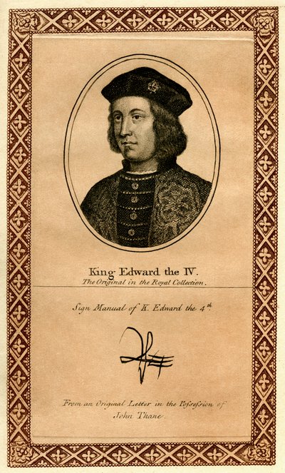 Kong Edvard IV av England av Unbekannt