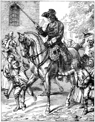 Kong Fredrik II av Preussen 1712-1786, 1800-tallet av Unbekannt