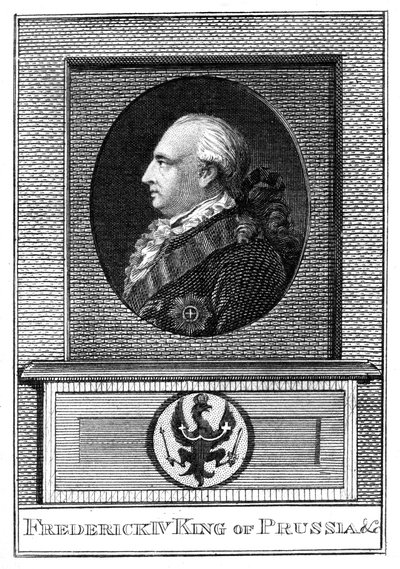 Kong Frederick William IV av Preussen 1795-1861, 1800-tallet. av Unbekannt