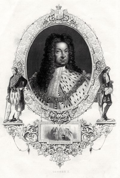 Kong George I, 1860 av Unbekannt