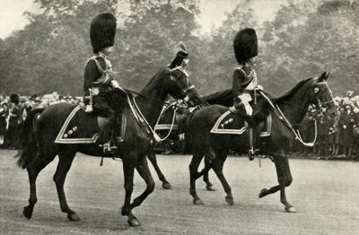 Kong George rir med avdøde kong George V og prinsen av Wales, 1928., 1937. av Unbekannt
