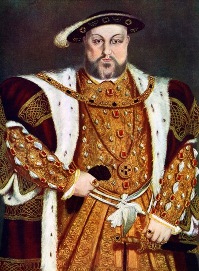Kong Henrik VIII, c1538-1547, c1900-1920 av Unbekannt
