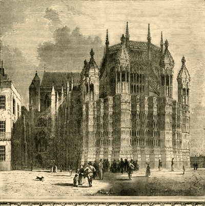 Kong Henry VIIs kapell, 1881. av Unbekannt
