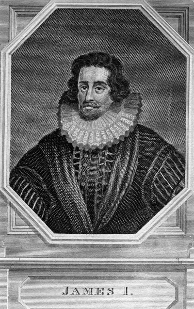 King James I, 1566-1625 av Unbekannt