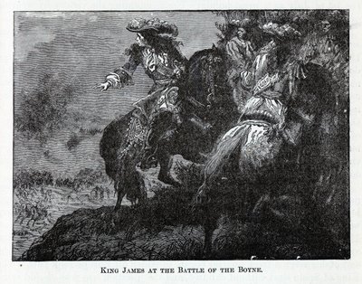 King James i slaget ved Boyne, 1882 av Unbekannt