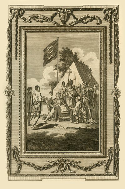 Kong John signerer Magna Charta, 5. juni 1215, 1783. av Unbekannt