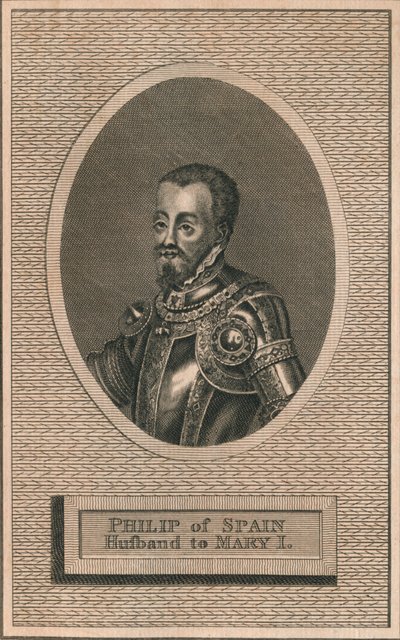 Kong Filip II av Spania, ektemann til dronning Mary I, 1793 av Unbekannt