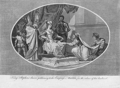 Kong Stephens dronning begjærte keiserinne Matilda om løslatelse av mannen hennes, 1141 1793 av Unbekannt