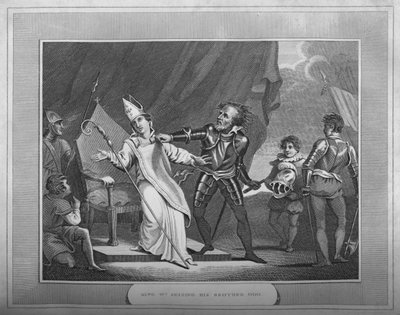 Kong William griper sin bror Odo, 1838 av Unbekannt