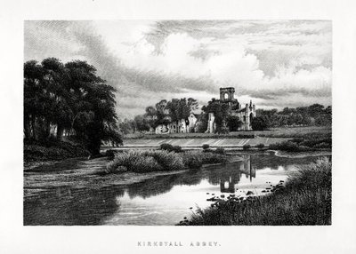 Kirkstall Abbey, Leeds, Yorkshire, 1896 av Unbekannt