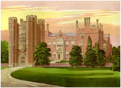 Kirtling Tower, Cambridgeshire, hjemmet til Baroness North, c1880 av Unbekannt