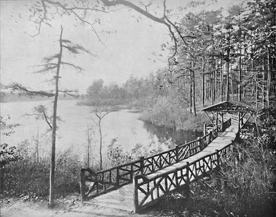 Kissing Bridge, Lakewood, c1897. av Unbekannt