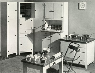 Kjøkkenmøbler av Heals, London, 1937. av Unbekannt