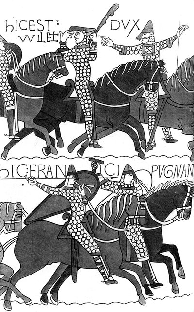 Knights of Duc Guillaume, c1070 1849 av Unbekannt