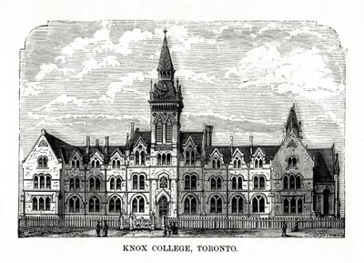 Knox College, Toronto, Ontario, Canada, 1800-tallet av Unbekannt