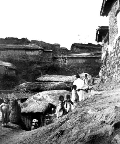 Koreanske barn, 1900 av Unbekannt