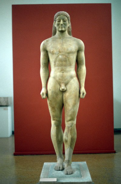 Kouros, ca 650-500 f.Kr av Unbekannt