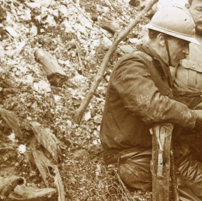 Krupp-graven, Hill 140, Artois, Nord-Frankrike, c1915-c1916 av Unbekannt