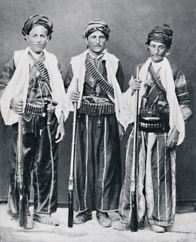 Kurdiske fjellbrigander, Armenia, 1902 av Unbekannt