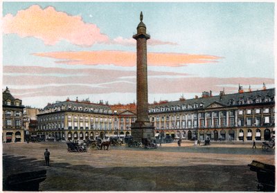 The Vendome Column, Paris, ca 1900 av Unbekannt