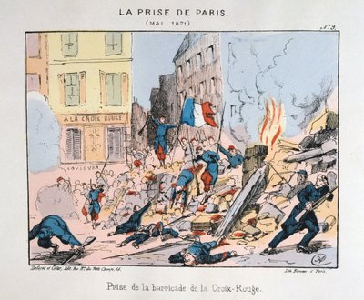 Erobringen av Paris, mai 1871 av Unbekannt